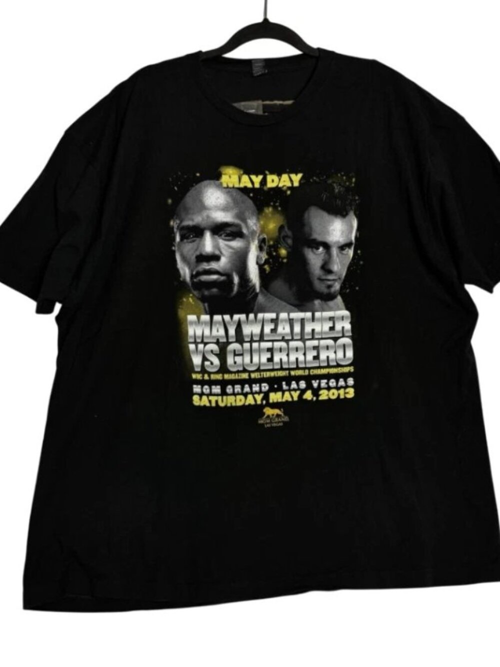 Mayday Mayweather vs Guerrero MGM Grand 2013 Boxing Graphic Tee Shirt Size 3XL